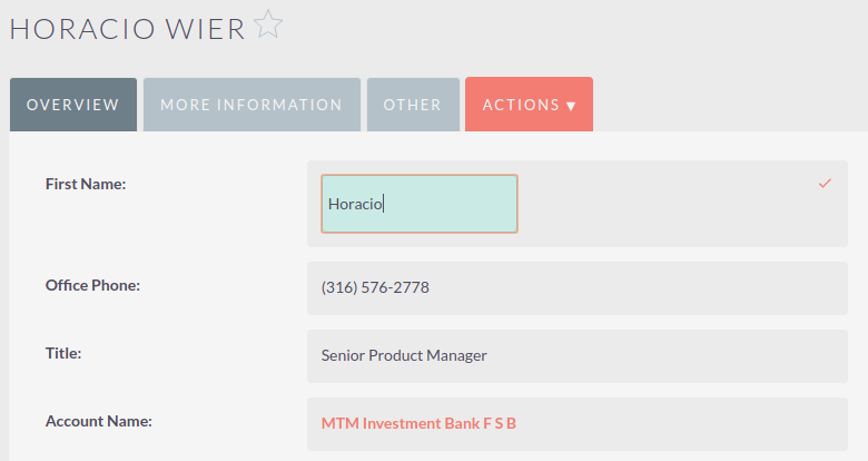 Detail View edit field 63DetailView editing